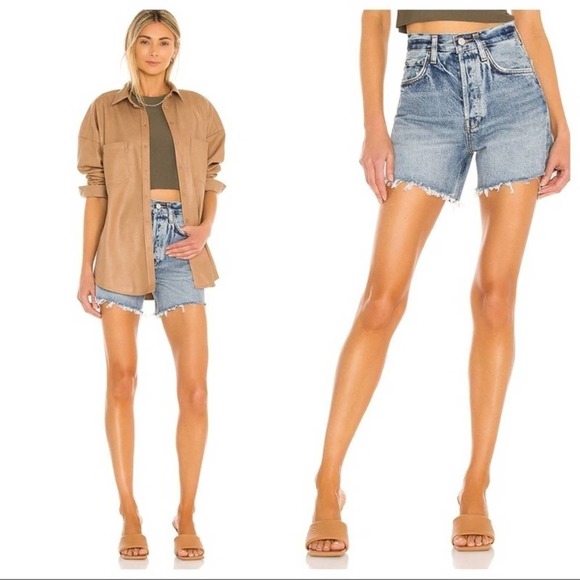 Agolde Riley Shorts Outsider - Picture 3 of 7